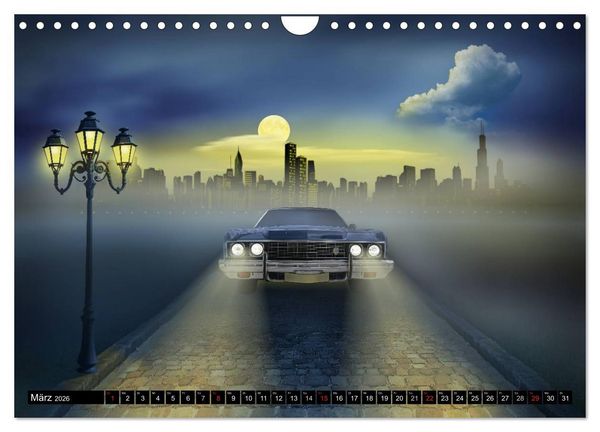 Produktbild: Oldtimer Romantik (Wandkalender 2026 DIN A4 quer), CALVENDO Monatskalender