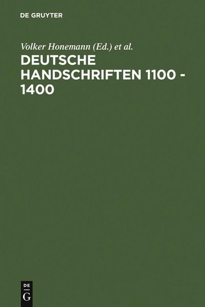 Produktbild: Deutsche Handschriften 1100 - 1400