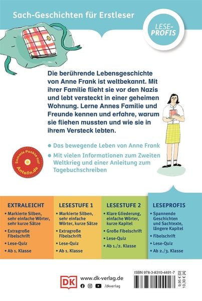 Produktbild: SUPERLESER! Das Leben von Anne Frank