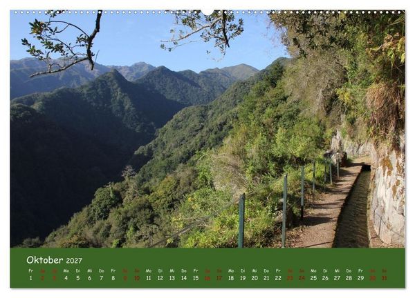 Produktbild: Levadawandern auf Madeira (hochwertiger Premium Wandkalender 2027 DIN A2 quer), Kunstdruck in Hochglanz