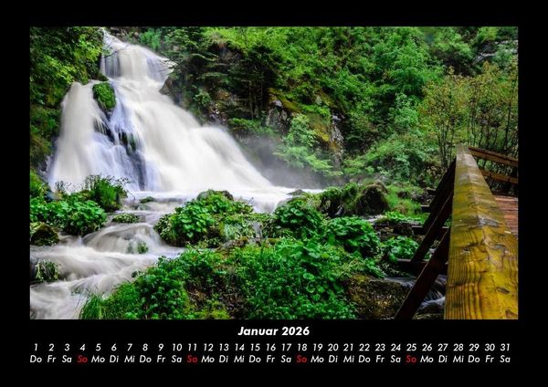 Produktbild: Wasserf&auml;lle 2026 Fotokalender DIN A3