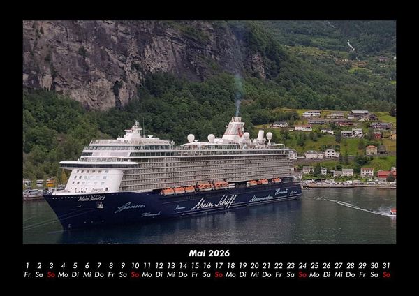 Produktbild: Boote und Segelschiffe 2026 Fotokalender DIN A3
