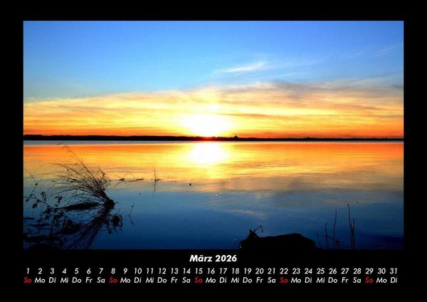 Produktbild: Seeblick 2026 Fotokalender DIN A3