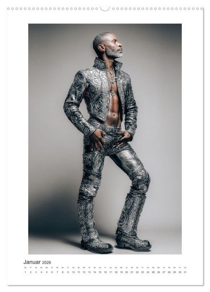 Produktbild: Art Fashion in Leder (Wandkalender 2026 DIN A2 hoch), CALVENDO Monatskalender
