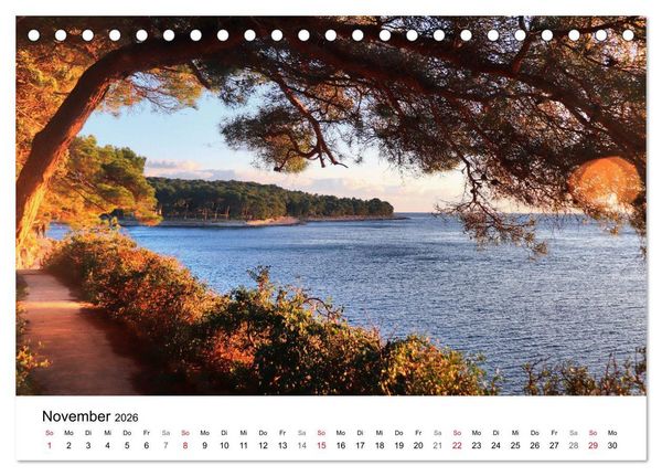 Produktbild: Kroatiens Inselzauber, Losinj (Tischkalender 2026 DIN A5 quer), CALVENDO Monatskalender