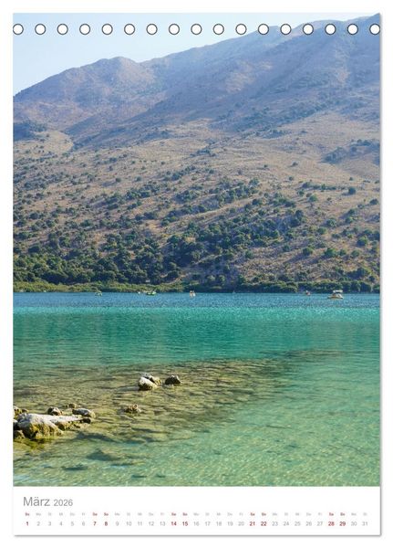 Produktbild: Kreta (Tischkalender 2026 DIN A5 hoch), CALVENDO Monatskalender