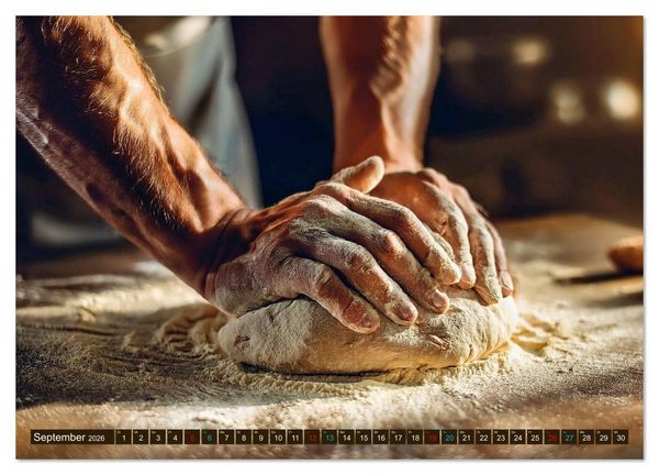 Produktbild: Im Bann des Brotes - B&auml;cker:innen (hochwertiger Premium Wandkalender 2026 DIN A2 quer), Kunstdruck in Hochglanz