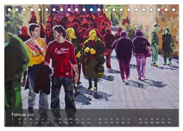 Produktbild: Alena Steinlechner, Acryl auf Leinwand (Tischkalender 2026 DIN A5 quer), CALVENDO Monatskalender