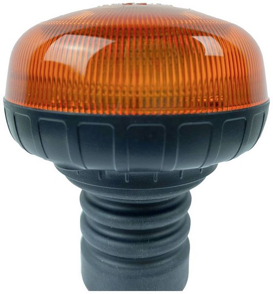 Produktbild: Berger & Schr&ouml;ter Rundumleuchte LED Mini RKL flex 20303 12 V/DC, 24 V/DC &uuml;ber Bordnetz Normhalter flexibel, Normhalter Orange