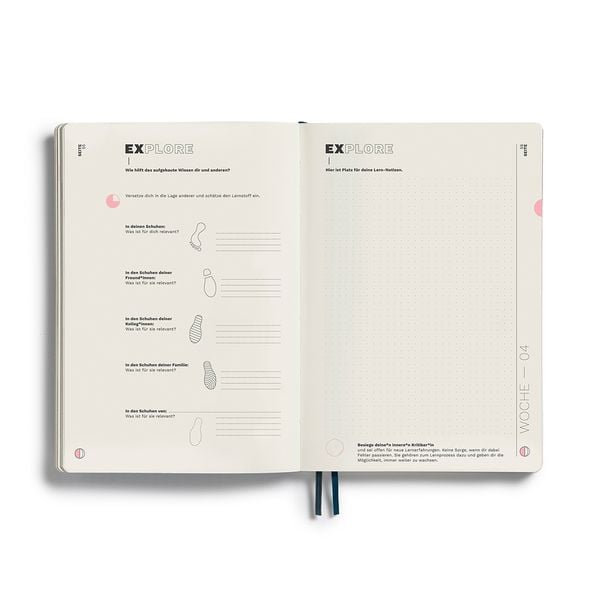Produktbild: LEUCHTTURM1917 Learning Journal Composition (B5), Flexcover, Pacific Green, Deutsch