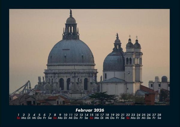 Produktbild: Venedigs Sch&ouml;nheit 2026 Fotokalender DIN A4