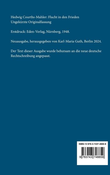 Produktbild: Flucht in den Frieden
