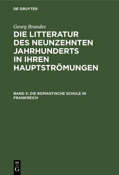 Produktbild: Die romantische Schule in Frankreich