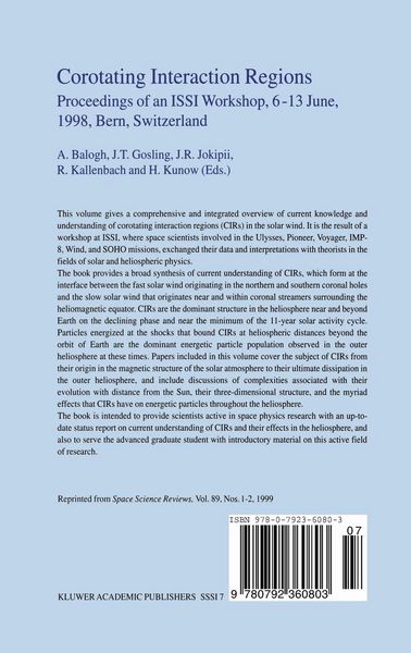 Produktbild: Corotating Interaction Regions