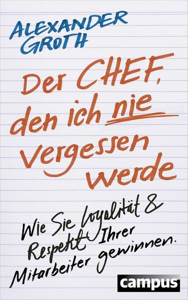 Produktbild: Der Chef, den ich nie vergessen werde