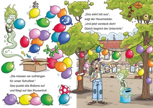 Produktbild: Lesel&ouml;wen 1. Klasse - Ein Gespenst auf dem Schulhof