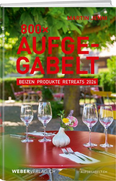 800 Mal Aufgegabelt, Taschenbuch von Martin Jenni, Weber Verlag AG, 9783038188032