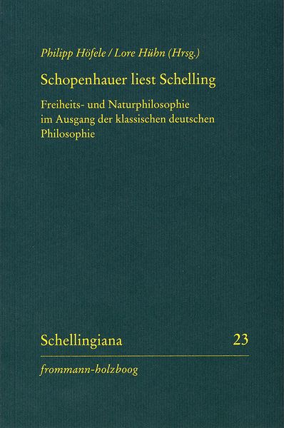 Produktbild: Schopenhauer liest Schelling