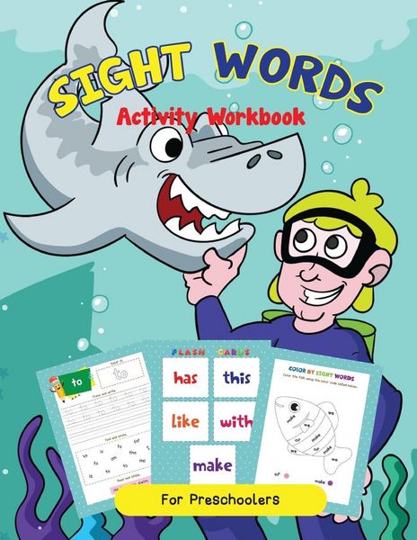 Produktbild: Site Words Activity Workbook For K-1st Grade For Reading Success!