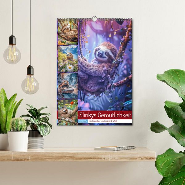 Produktbild: Slinkys Gem&uuml;tlichkeit (Wandkalender 2026 DIN A3 hoch), CALVENDO Monatskalender