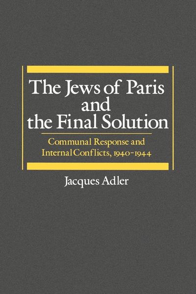 Produktbild: The Jews of Paris and the Final Solution