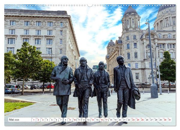Produktbild: Faszination Liverpool (hochwertiger Premium Wandkalender 2026 DIN A2 quer), Kunstdruck in Hochglanz
