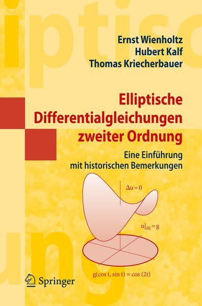 Produktbild: Elliptische Differentialgleichungen zweiter Ordnung