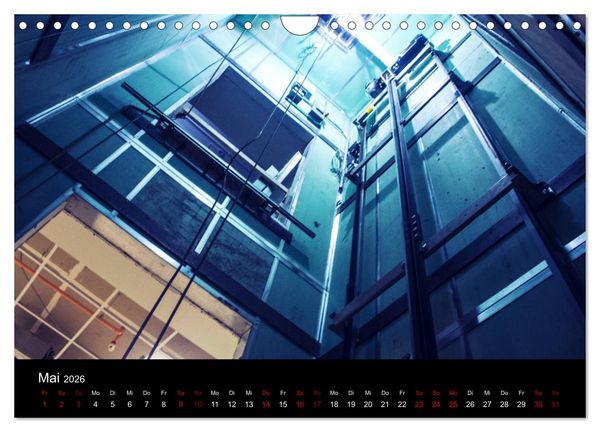 Produktbild: Welt der Aufz&uuml;ge (Wandkalender 2026 DIN A4 quer), CALVENDO Monatskalender