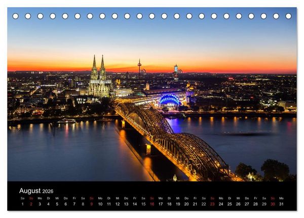 Produktbild: K&ouml;lner - Blickwinkel (Tischkalender 2026 DIN A5 quer), CALVENDO Monatskalender