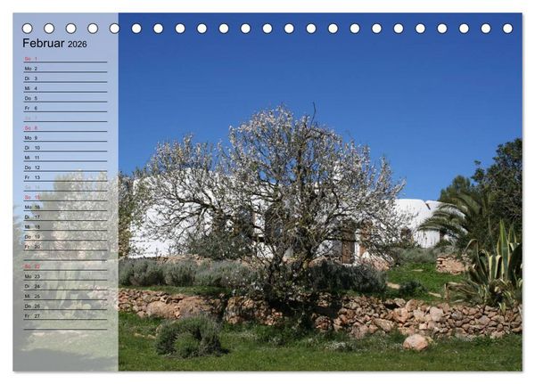Produktbild: Zauberhaftes Ibiza - Terminplaner (Tischkalender 2026 DIN A5 quer), CALVENDO Monatskalender