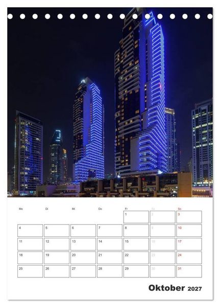 Produktbild: Vertical Dubai 2027 (Tischkalender 2027 DIN A5 hoch), CALVENDO Monatskalender