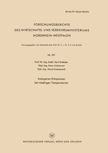Produktbild: Autogenes Entspannen bei niedrigen Temperaturen