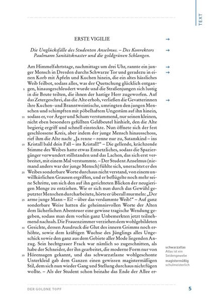 Der Goldne Topf 12. Vigilie Analyse Der goldne Topf - Deutsch & Literatur Schulbuch - 978-3-87291-513-9