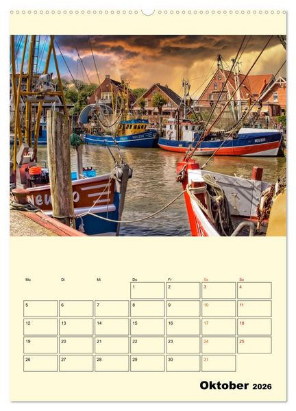 Produktbild: Meine geliebte Nordsee (hochwertiger Premium Wandkalender 2026 DIN A2 hoch), Kunstdruck in Hochglanz