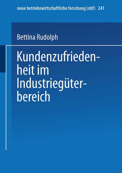 Produktbild: Kundenzufriedenheit im Industrieg&uuml;terbereich