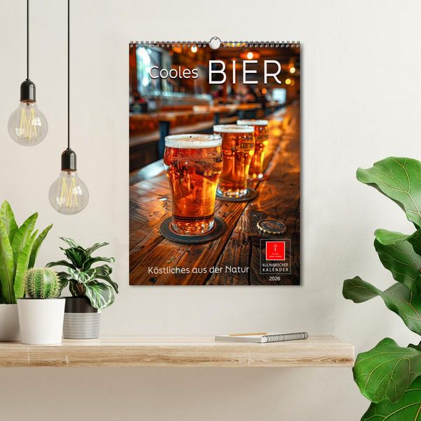Produktbild: Cooles Bier - K&ouml;stliches aus der Natur. (Wandkalender 2026 DIN A3 hoch), CALVENDO Monatskalender