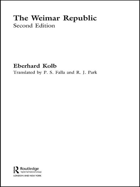 Produktbild: The Weimar Republic