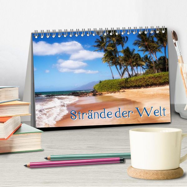 Produktbild: Str&auml;nde der Welt (Tischkalender 2026 DIN A5 quer), CALVENDO Monatskalender
