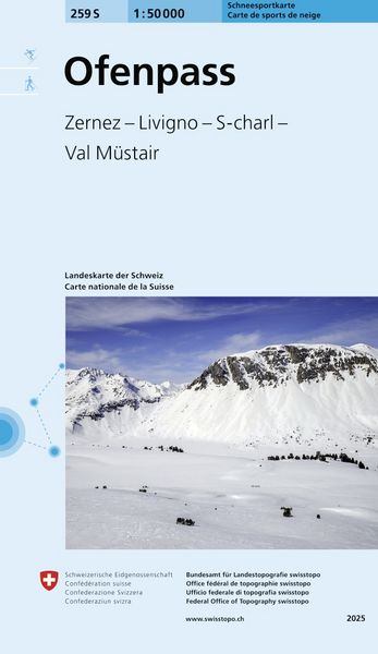 Produktbild: 259S Ofenpass Schneesportkarte