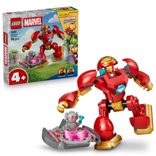 LEGO ǀ Marvel 11209 Iron Man und Seine Fantastischen Freunde Ultron vs. Iron Man