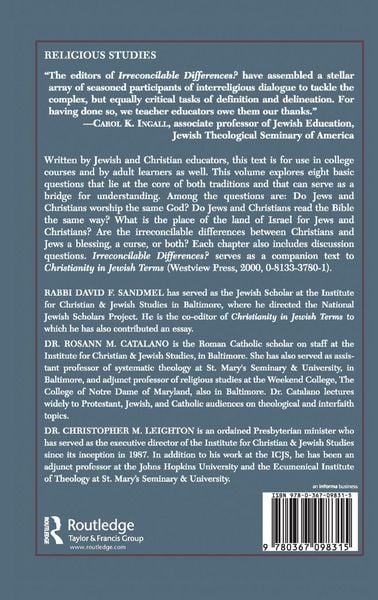 Produktbild: Irreconcilable Differences? A Learning Resource For Jews And Christians