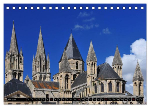 Produktbild: D&eacute;couvrez la Normandie (Calendrier de bureau 2026 DIN A5 vertical), CALVENDO calendrier mensuel