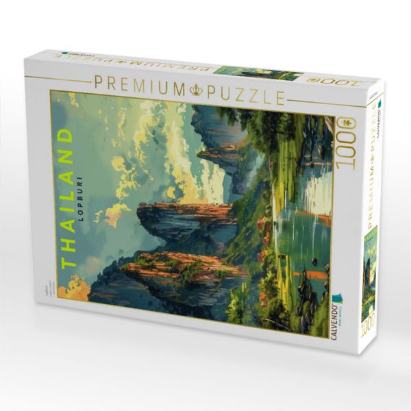 Produktbild: CALVENDO Puzzle Lopburi | 1000 Teile Lege-Gr&ouml;&szlig;e 64x48cm Foto-Puzzle f&uuml;r gl&uuml;ckliche Stunden