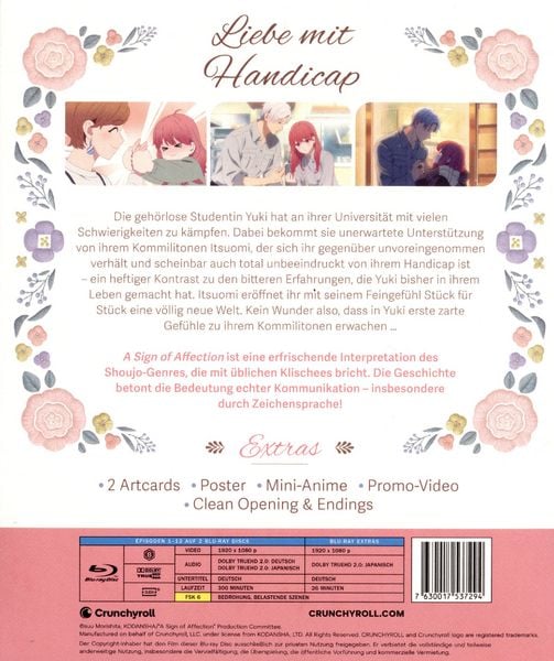 Produktbild: A Sign of Affection - Ein Zeichen der Zuneigung - Gesamtausgabe [2 BRs]