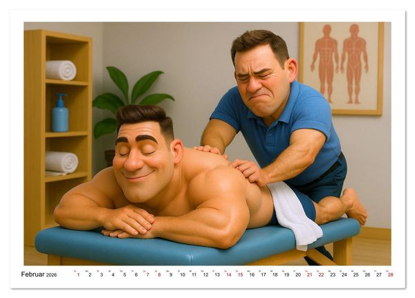 Produktbild: Meine Familie, Kraftsport und ich (Tischkalender 2026 DIN A5 quer), CALVENDO Monatskalender