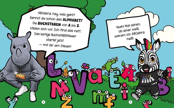 Produktbild: Das ABC-Buch mit dem ABCebra &ndash; B wie Boom Schakkalakka