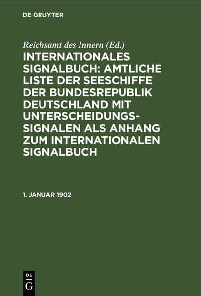 Produktbild: 1. Januar 1902
