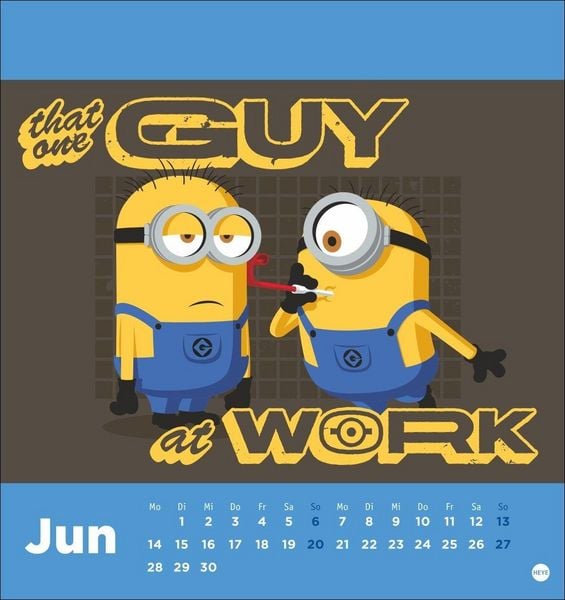 Produktbild: Minions Postkartenkalender 2027