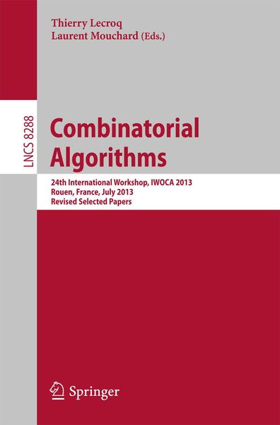 Produktbild: Combinatorial Algorithms