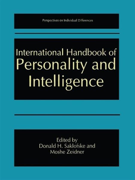 Produktbild: International Handbook of Personality and Intelligence